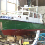 Bakensand Bootsbeschriftung