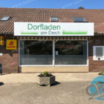 Dorfladen AD Schilder Alu-Verbund