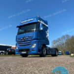GG Mercedes Actross Kühl LKW Beschriftung