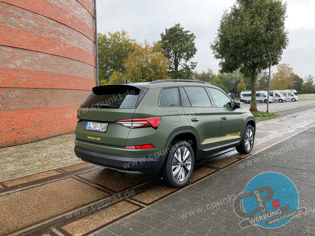 GVO Kodiaq Vollfolierung