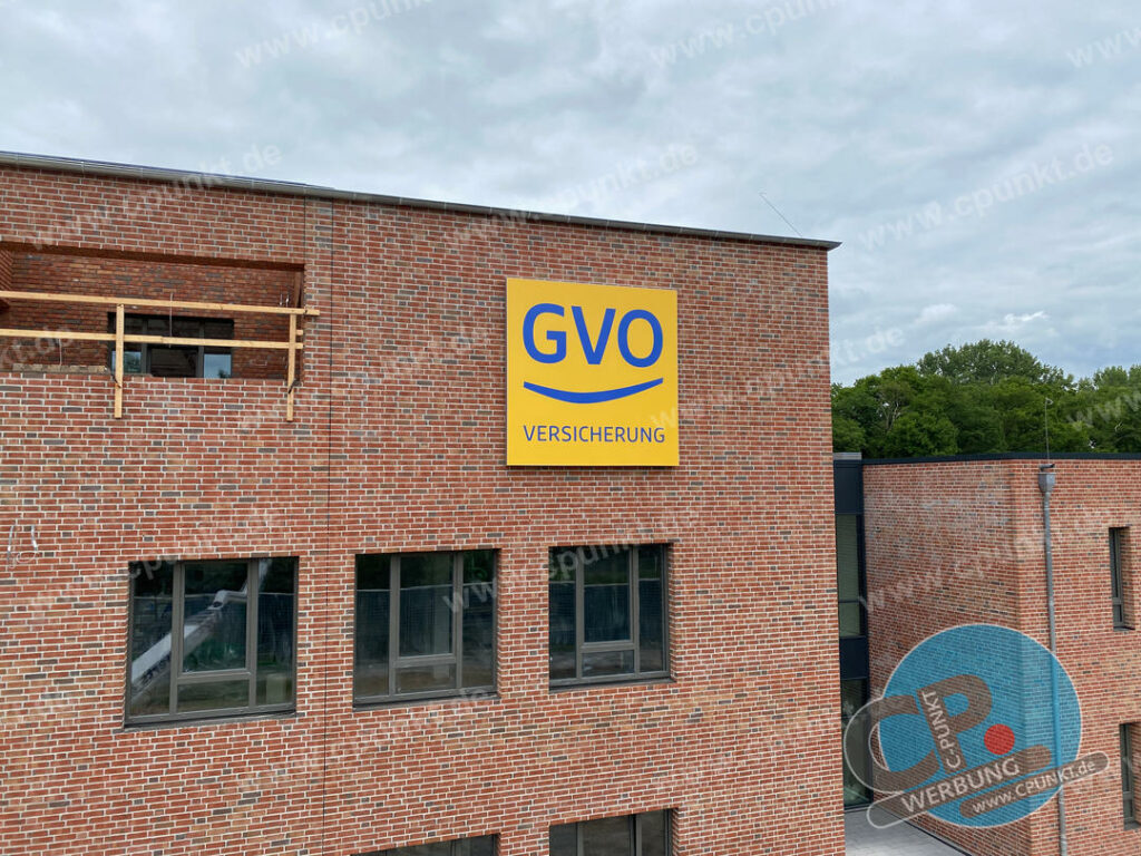 GVO Spannrahmen Fassadenwerbung