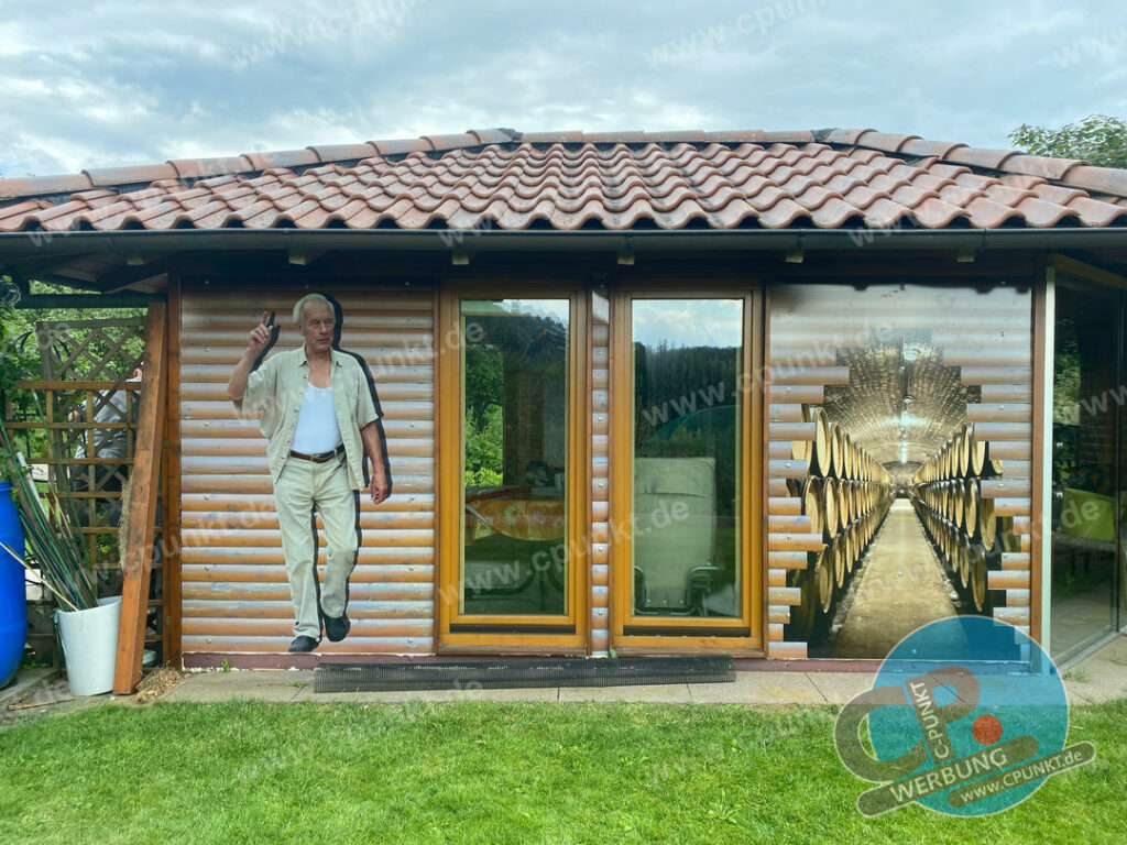 Grotheer Gartenhaus Schilder Alu-Verbund