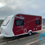Herminghaus Wohnwagen Teilfolierung