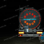 Hoyer Tanker Beschriftung