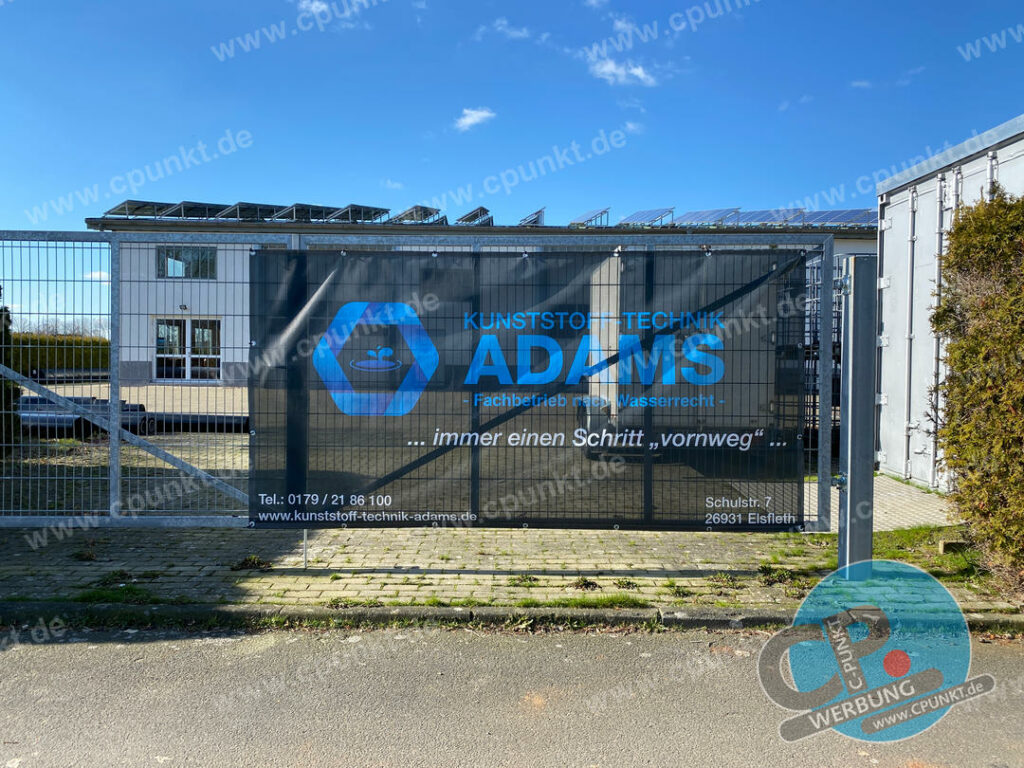 Kunststofftechnik Adams Mesh-Banner