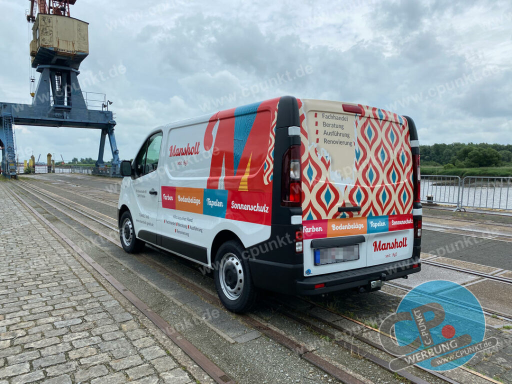 Mansholt Renault Traffic Beschriftung