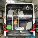 Pelletofenstudio Röhrl Buswerbung