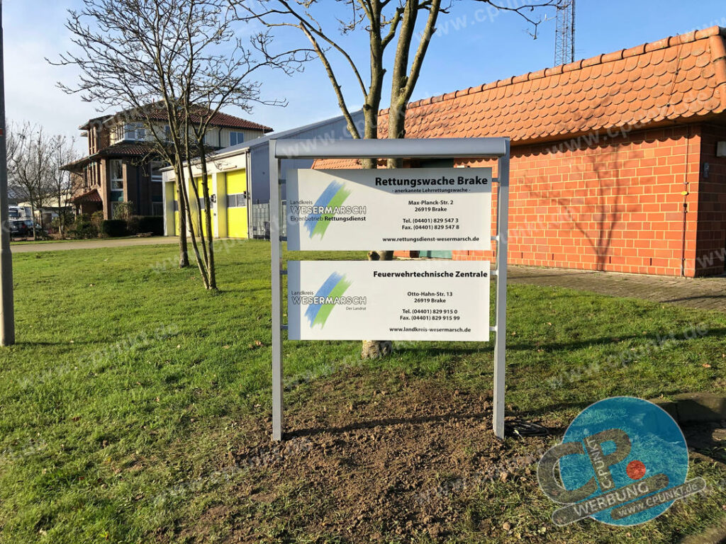 Rettungswache Brake Aufsteller