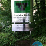 Tiesler Aufsteller Edelstahl