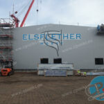 Werft Hallenwerbung