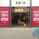 Zero Fensterbeklebung